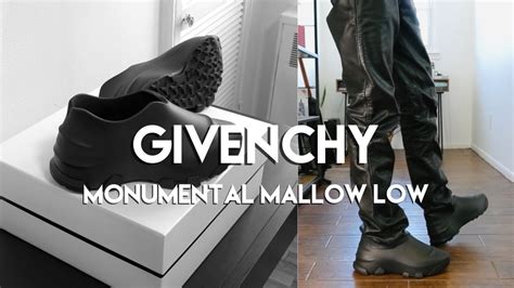 givenchy monumental mallow on feet|GIVENCHY MONUMENTAL MALLOWS LOWS .